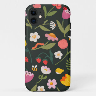 Blumen und Tiere. iPhone-Hüllen-Design Case-Mate iPhone Hülle