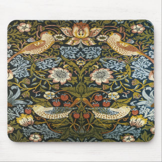 Blumen- und Vogelmäuseunterlage Mousepad
