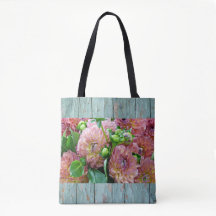 Blumen-und Zaun-klassische Taschen-Tasche LK