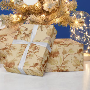Blumen Vintage Geschenkpapier