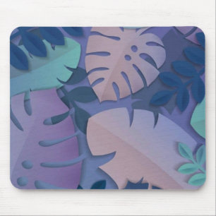 Blumen Vintage Naturmalerei Bunt Mousepad