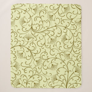 Blumen Vintage: Schöne Hintergrundillustration Sherpadecke