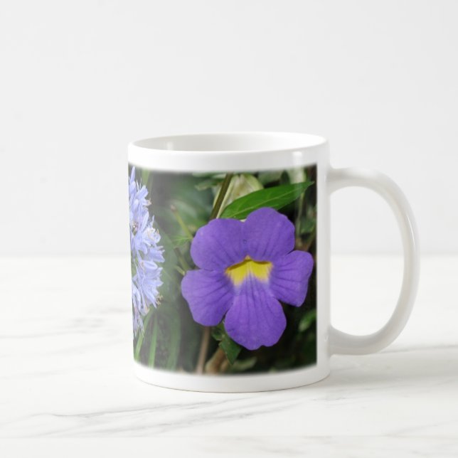 Blumen von Costa Rica - Blau Kaffeetasse (Rechts)