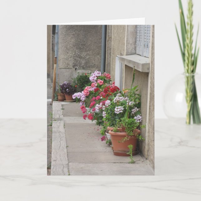 Blumen von Frankreich Karte (Vorderseite)