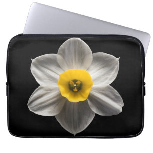 Blumen Weiße affodische Blume Laptopschutzhülle