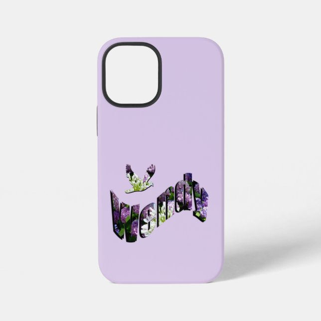 Blumen-Wendy-Name, iPhone 12 Mini Hülle (Rückseite)