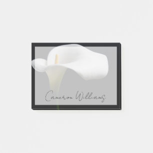 Blumen   White Calla Lily Post-it Klebezettel