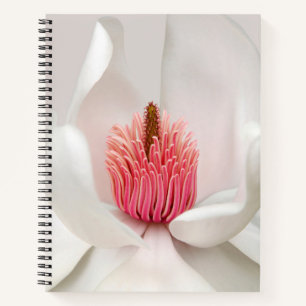 Blumen White Magnolia Notizbuch