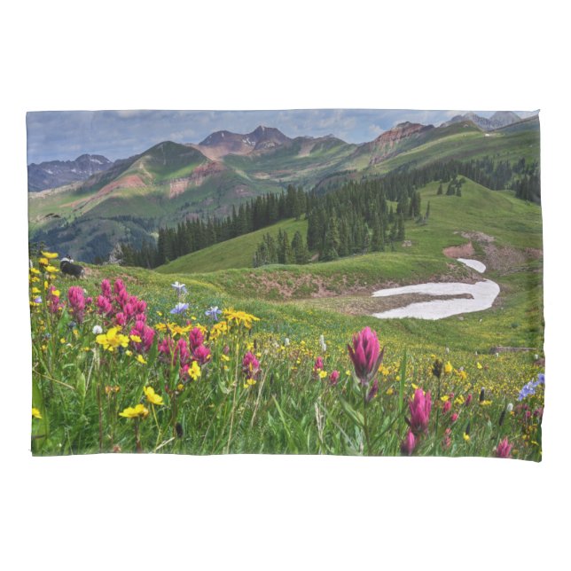 Blumen | Wildblumen Durango, Colorado Kissenbezug (Vorderseite)