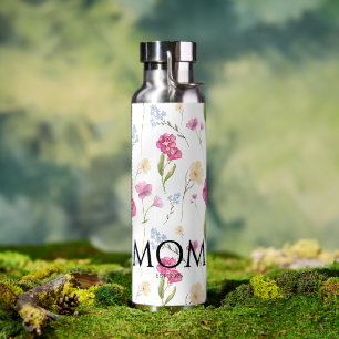 Blumen-Wildblumen Neue Mama Etabliert Trinkflasche