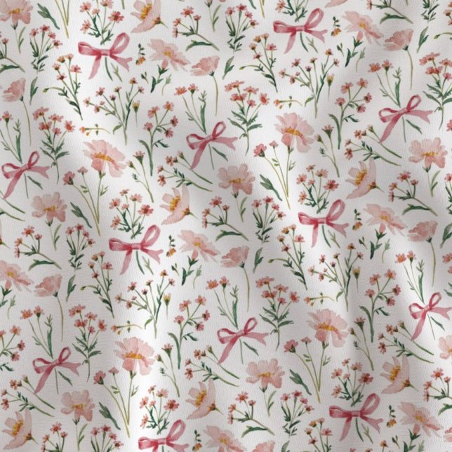 Blumen wilde rosa Schleifen Stoff (Von Creator hochgeladen)
