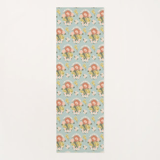 Blumen-Yoga-Matte Sonnenaufgang Yogamatte