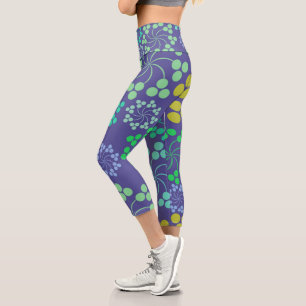 Blumen   Zazzle_Growshop. Capri Leggings