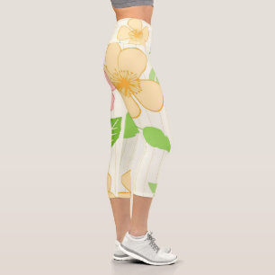 Blumen Zazzle_Growshop. Capri Leggings