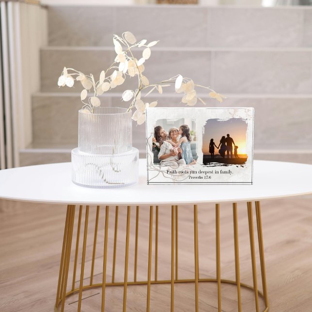 Blumenabstract mit Zitat und Bibelvers Foto  (Von Creator hochgeladen)