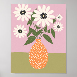 Blumenanordnung in Vasen 02 Poster