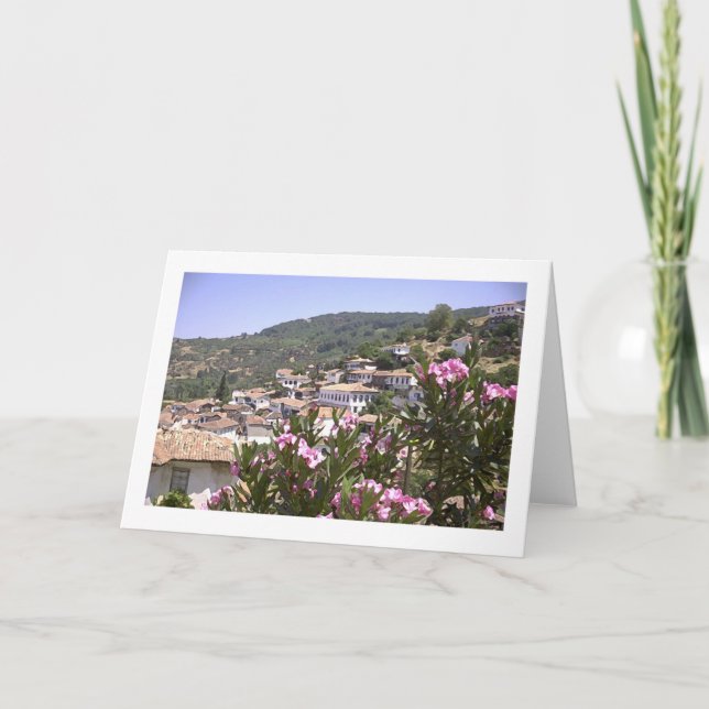 Blumenansicht Karte (Vorderseite)