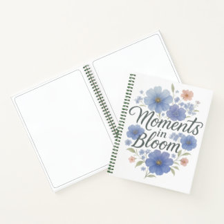 Blumenarbeit mit "Moments in Bloom" Notizbuch
