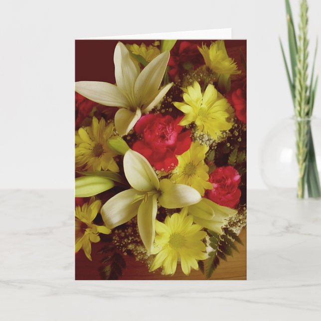 Blumenarrangements 313a karte (Vorderseite)