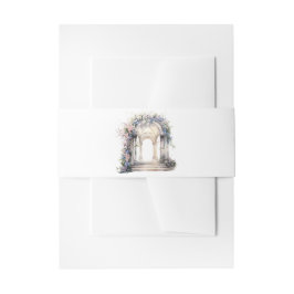Blumenarschhochzeit Einladungsbanderole