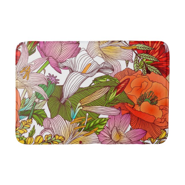 Blumenästhesie Badematte (Vorderseite)