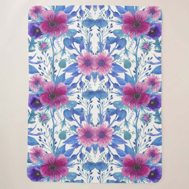 Blumenästhesie Sherpadecke (Vorderseite)