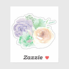 Blumenaufkleber Aufkleber