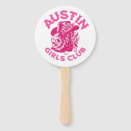 Blumenaustin Bachelorette Cowgirl Fächer