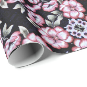 Blumenband Geschenkpapier