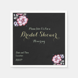 Blumenband Serviette