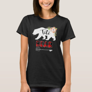 Blumenbär-Matching Family Outfits Titi Bären Mama T-Shirt