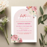 Blumenbäume und Rose 40. Geburtstagsfeier Einladung<br><div class="desc">Diese Party Einladung aus dem 40. Jubiläum wurde für die Abstimmung mit unserer Peony Rose Collection konzipiert und bietet wunderschöne Rose- und Peony-Bouquets mit klassischem Text. Die lebhaften Farben der Rose machen das Auge eindrucksvoll und einzigartig. Für eine erweiterte Anpassung dieses Designs, z.B. das Ändern des Layouts, des Schriftartes oder...</div>