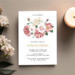 Blumenbäume und Rose zum 60. Geburtstag Einladung<br><div class="desc">Diese 60. Geburtstagsfeier mit prächtigen Rose- und Peony-Rose-Bouquets und klassischem Text wurde für die Abstimmung mit unserer Peony Collection konzipiert. Die lebhaften Farben der Rose auf schwarzem Hintergrund machen das Auge eindrucksvoll und einzigartig. Für eine erweiterte Anpassung dieses Designs, z.B. das Ändern des Layouts, des Schriftartes oder der Textgröße, klicken...</div>