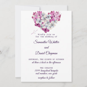 Blumenbeautiful Wedding Einladungskarte