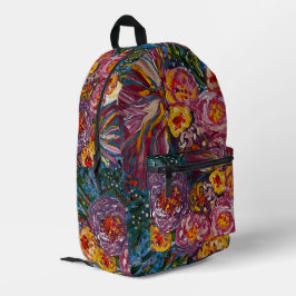 Blumenbecher Bedruckter Rucksack