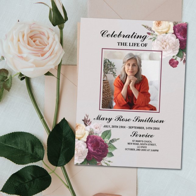 Blumenbeerdigung Orden der Feierlichkeiten Flyer (Von Creator hochgeladen)