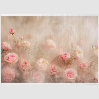 Blumenbeere Rose Paste Pink Decoupage Seidenpapier