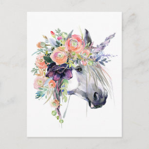 Blumenbekleidung Postkarte