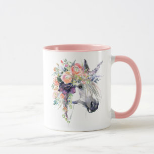 Blumenbekleidung Tasse