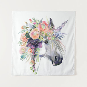 Blumenbekleidung Wandteppich