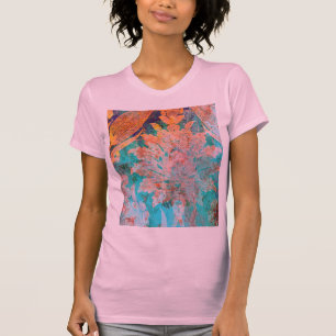 Blumenbemalung T-Shirt