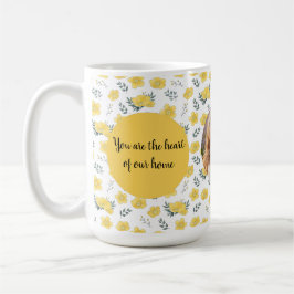 Blumenbenutzerdefiniertes Foto | Muttertagsgeschen Kaffeetasse