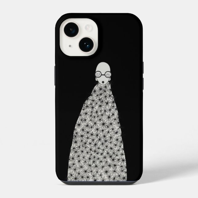 Blumenberg iPhone 14 Hülle (Rückseite)