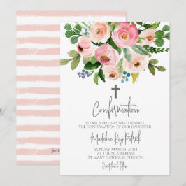 Blumenbestätigung Einladung
