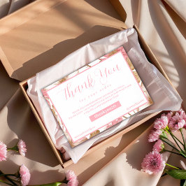 Blumenbestellung Dankeskarte