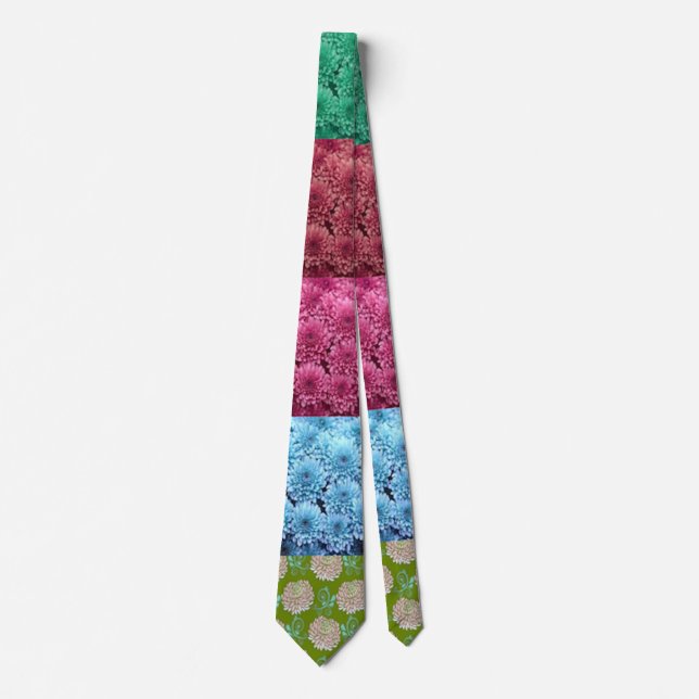 Blumenbettdecken-Design Krawatte (Vorderseite)