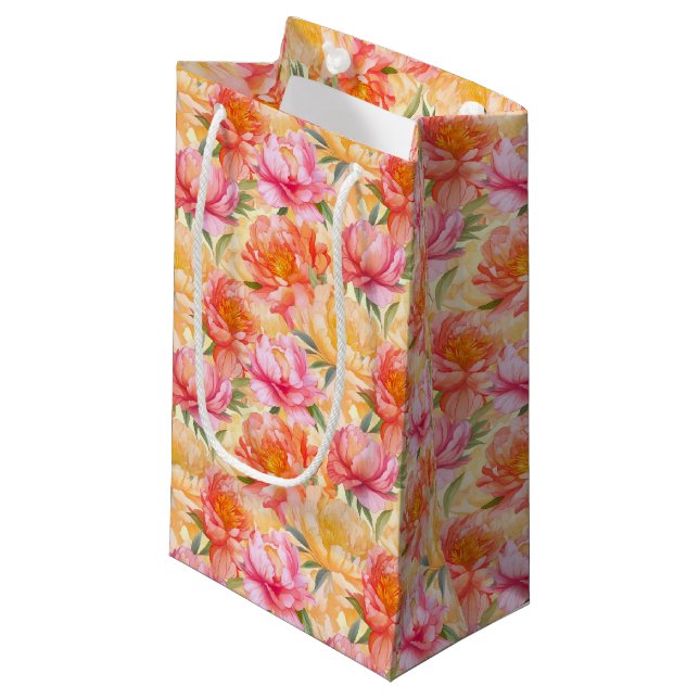 Blumenbeutel Kleine Geschenktüte (Vorderseite Schrägansicht)