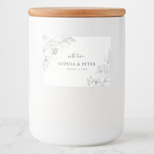 Blumenbezeichnungen Botanische Blumen Lebensmitteletikett
