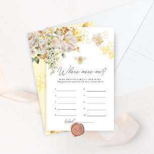 Blumenbiene Wo waren wir Brautparty