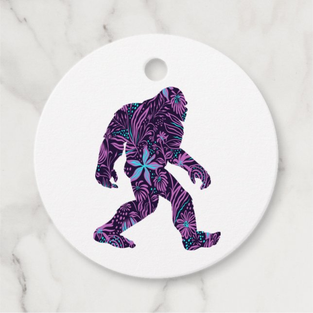 BLUMENBIGFOOT GESCHENKANHÄNGER (Vorderseite)